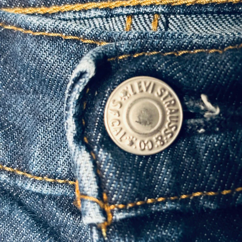 Levis 512 original Red Tab‎ Slim Taper Jeans Mens 32x30 Dark Blue Premium Denim